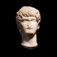 A Roman Marble Portrait of the Emperor Nero