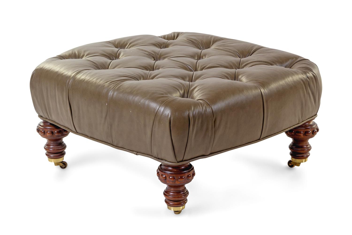 A William IV Style Upholstered Ottoman