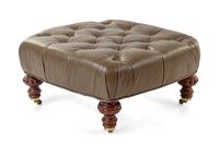 A William IV Style Upholstered Ottoman