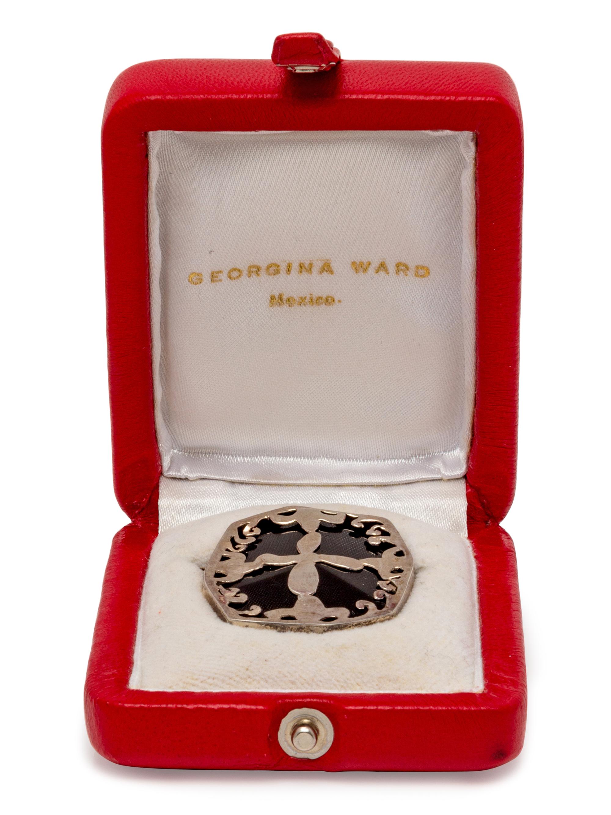 A Silver and Onyx Parure, Georgina Ward,