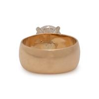 YELLOW GOLD AND CLARITY ENHANCED DIAMOND RING