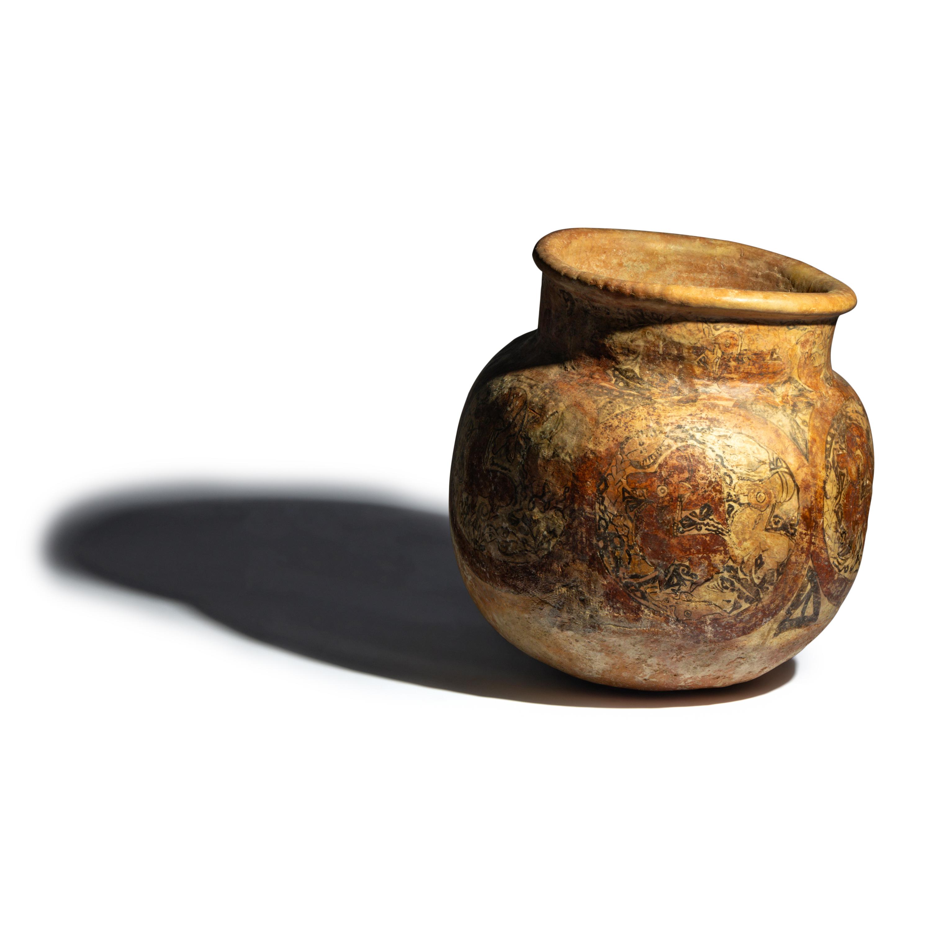 A Kushan Polychrome Vessel