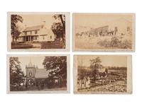 [CIVIL WAR]. 18 CDVs of important structures and hallowed grounds from Brady's Album Gallery . 1862.