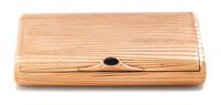 A Russian 14-Karat Rose Gold Cigarette Case