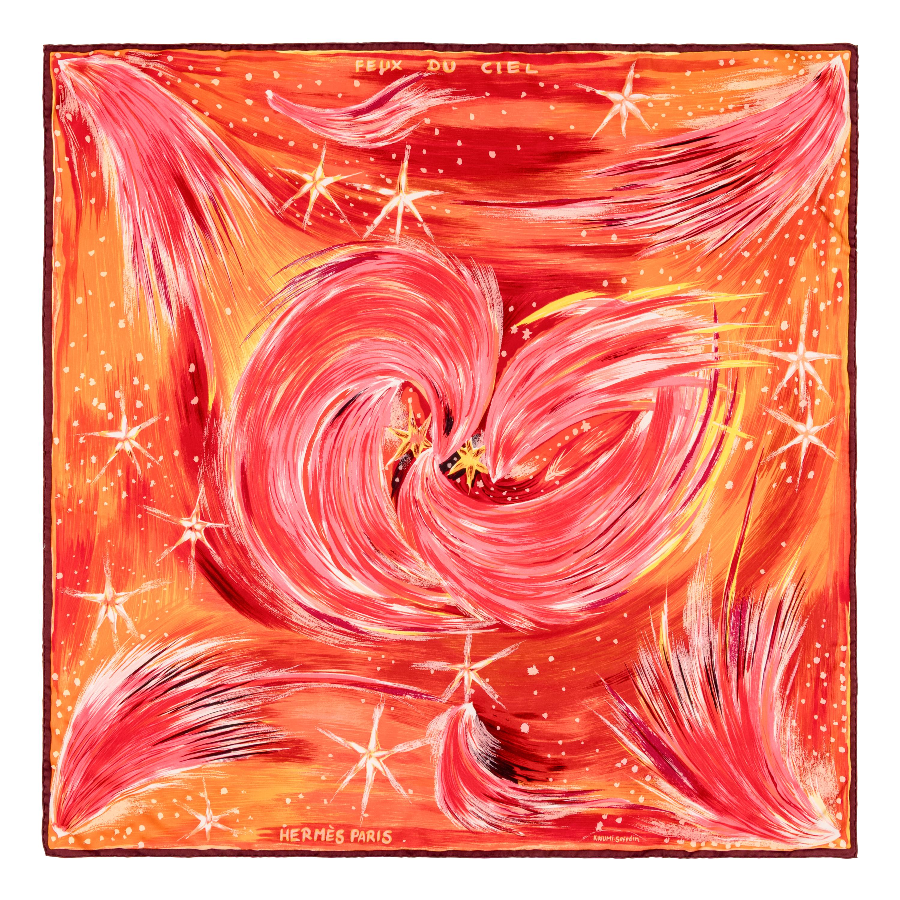 Hermès, Four Silk Scarves 90