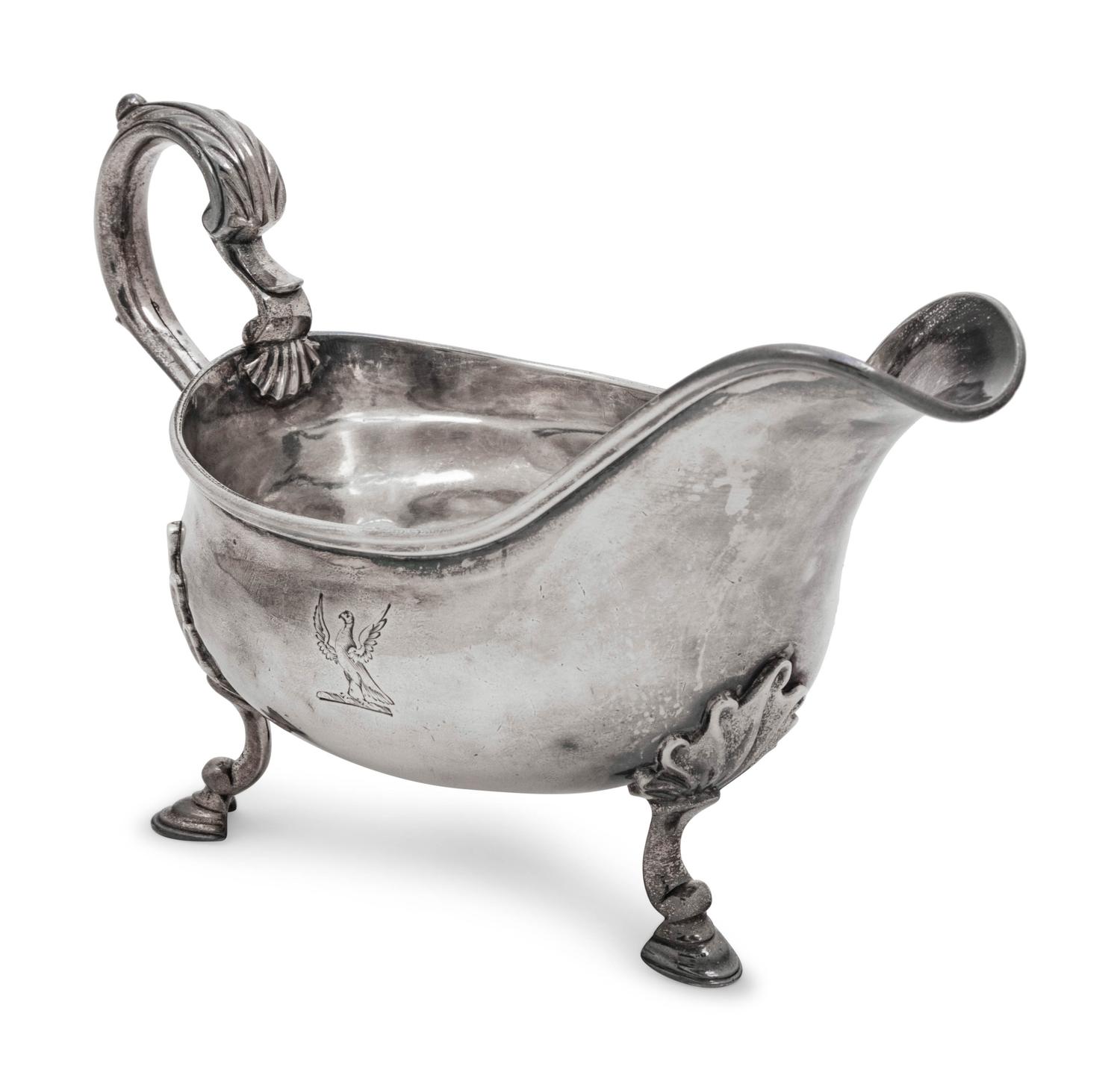 A George II Silver Sauceboat
