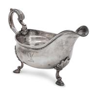 A George II Silver Sauceboat