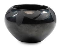 Blackware Pottery Bowl, 1925-1943