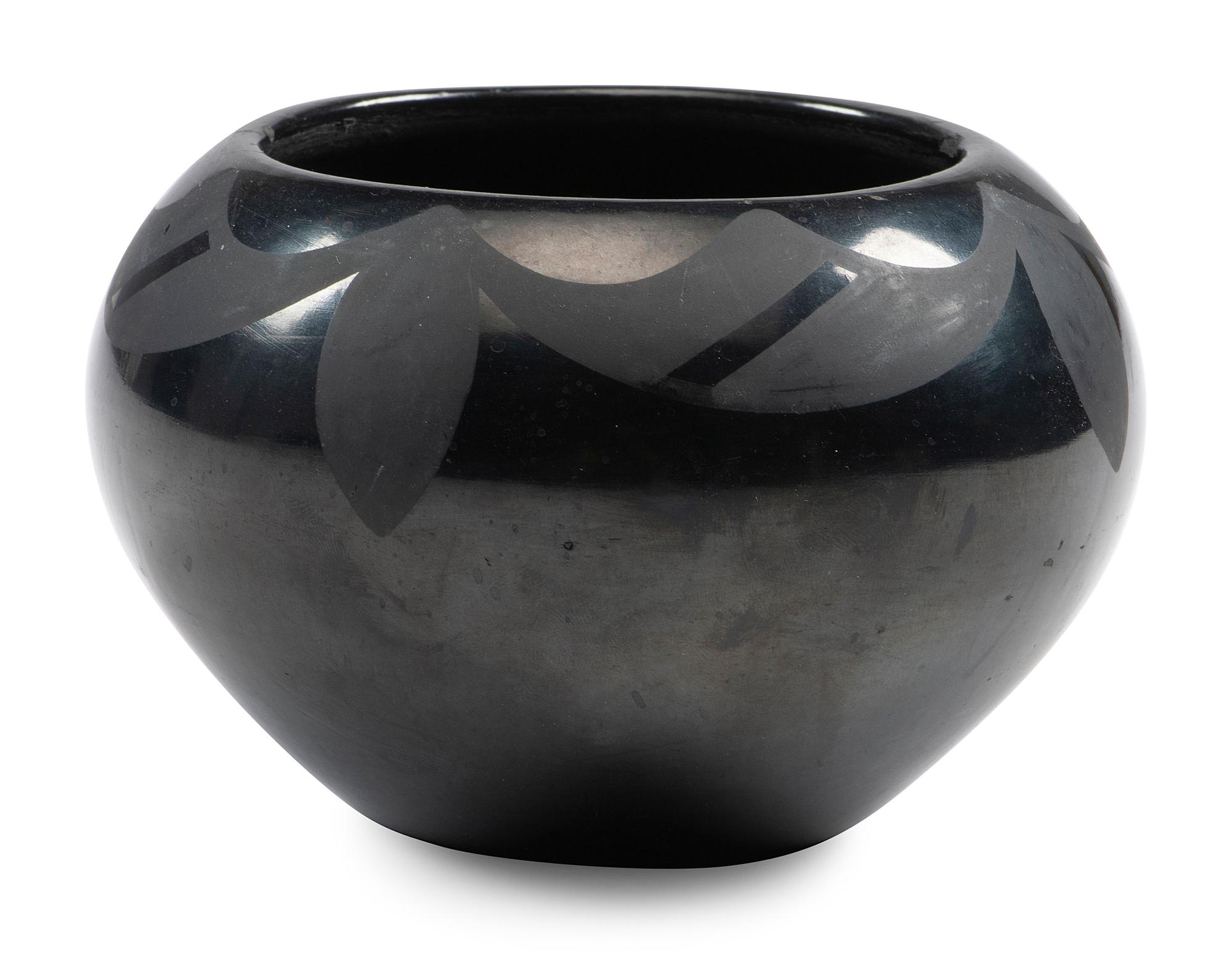 Blackware Pottery Bowl, 1925-1943