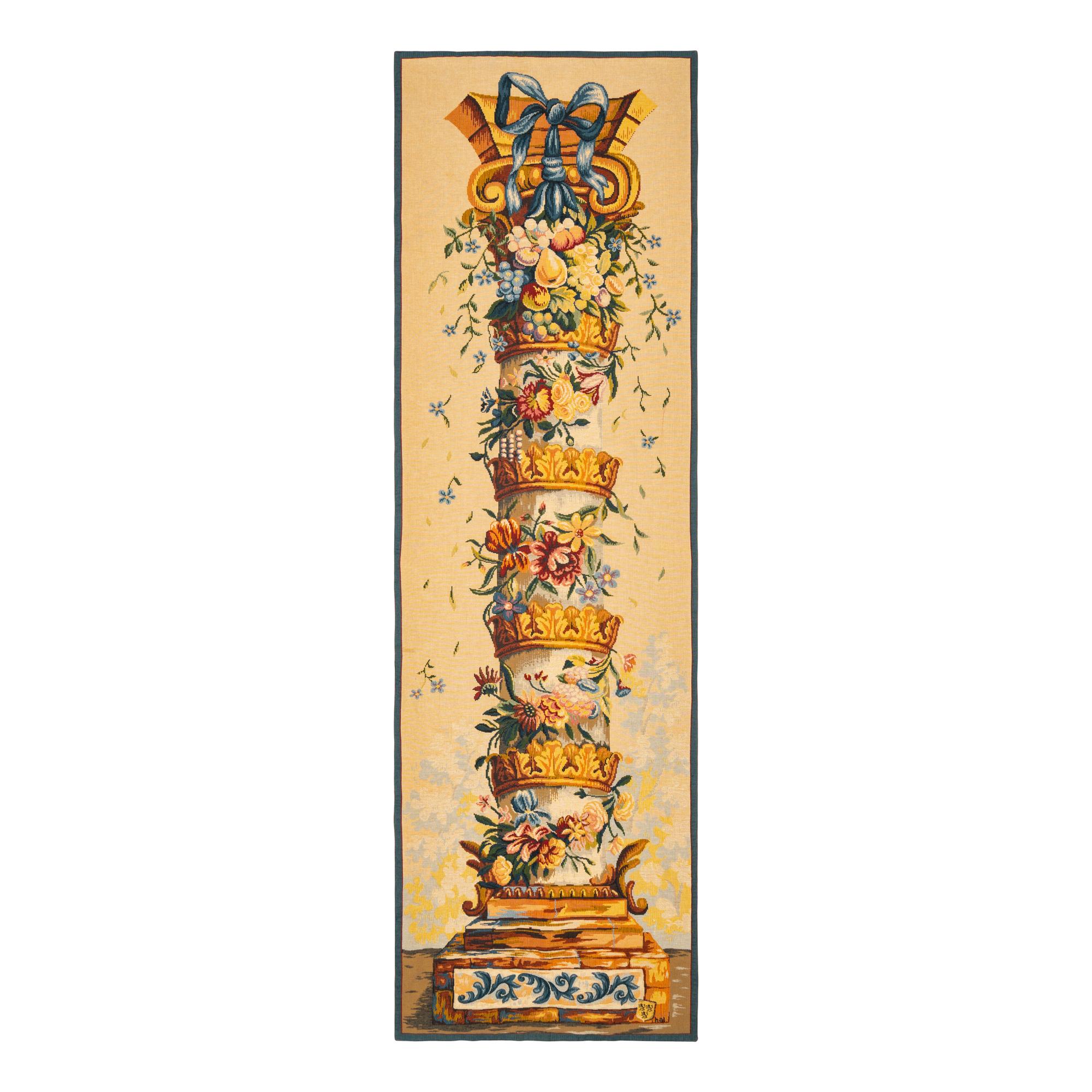 An Aubusson Style Jacquard Tapestry Panel