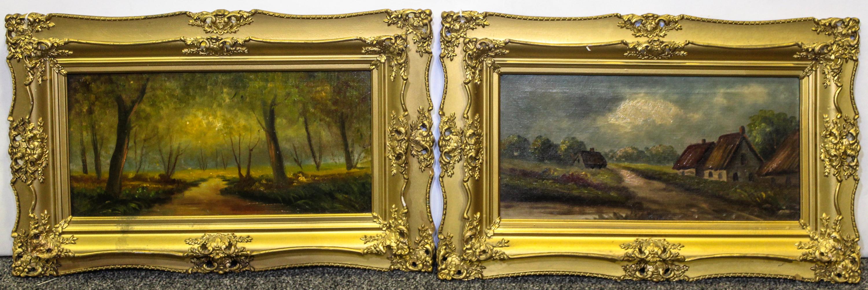 Artist Unknown, (19th century), Landscapes (a pair of works)