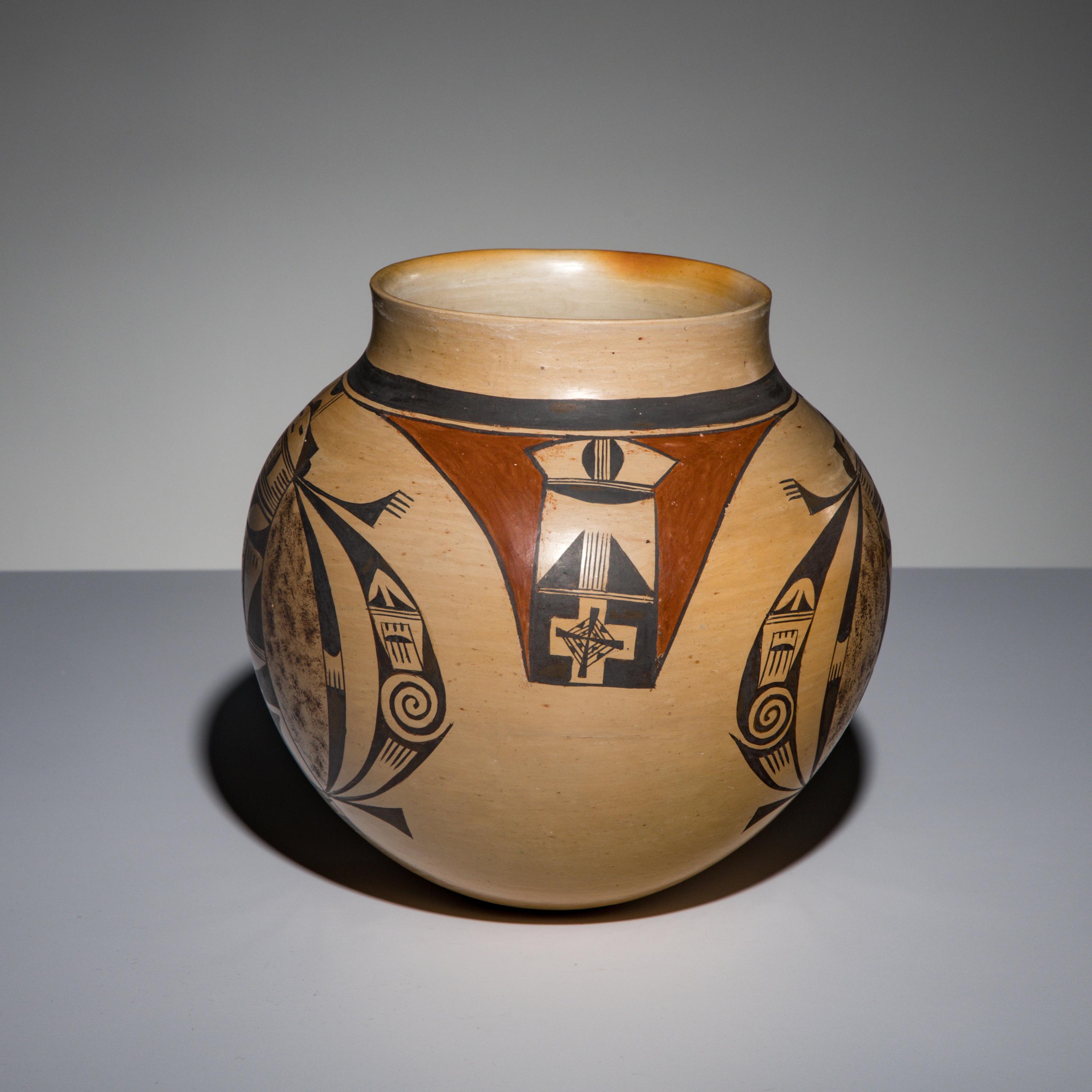 Dextra Quotskuyva Nampeyo (Hopi-Tewa, 1928-2019) — Polychrome Pottery Jar