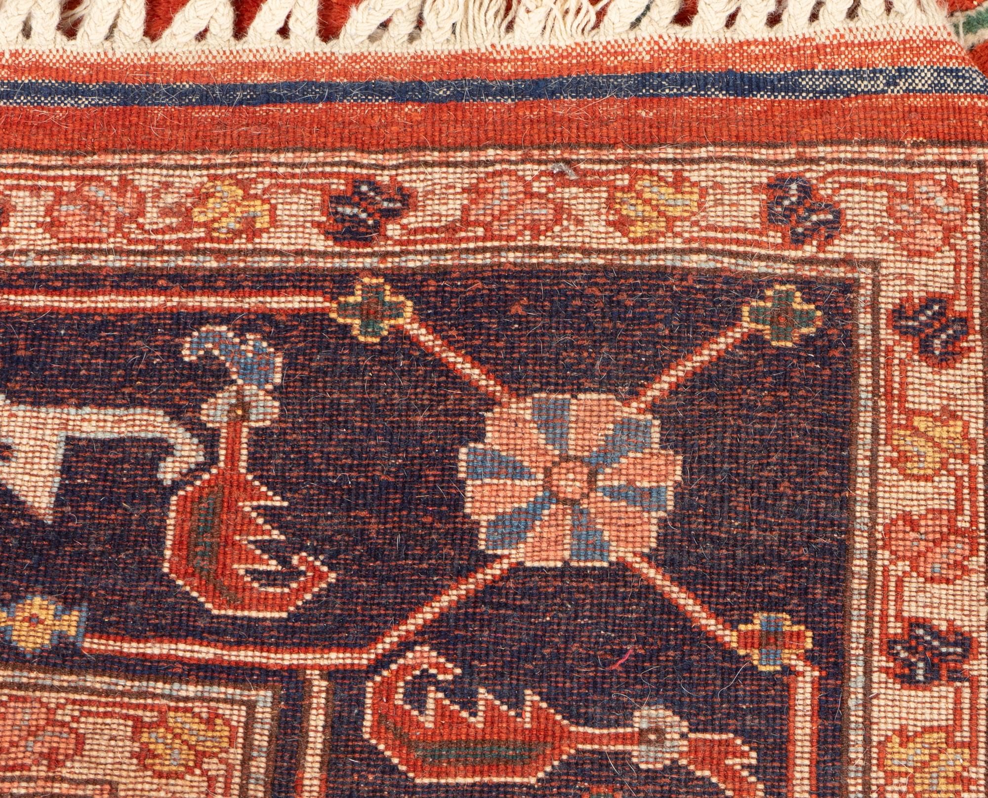 An Indo-Serapi Wool Rug