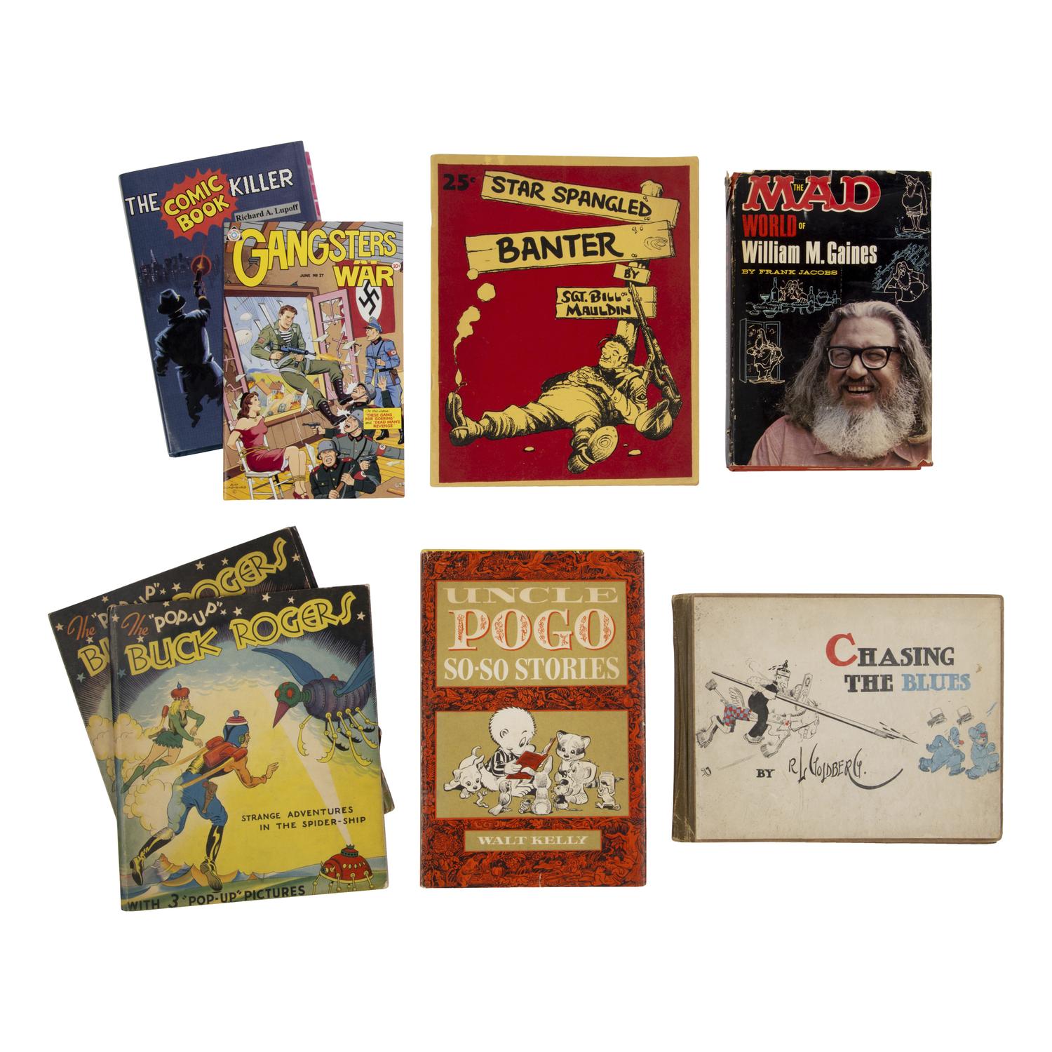 [Comics]. A group of 13 titles in 32 volumes, comprising: