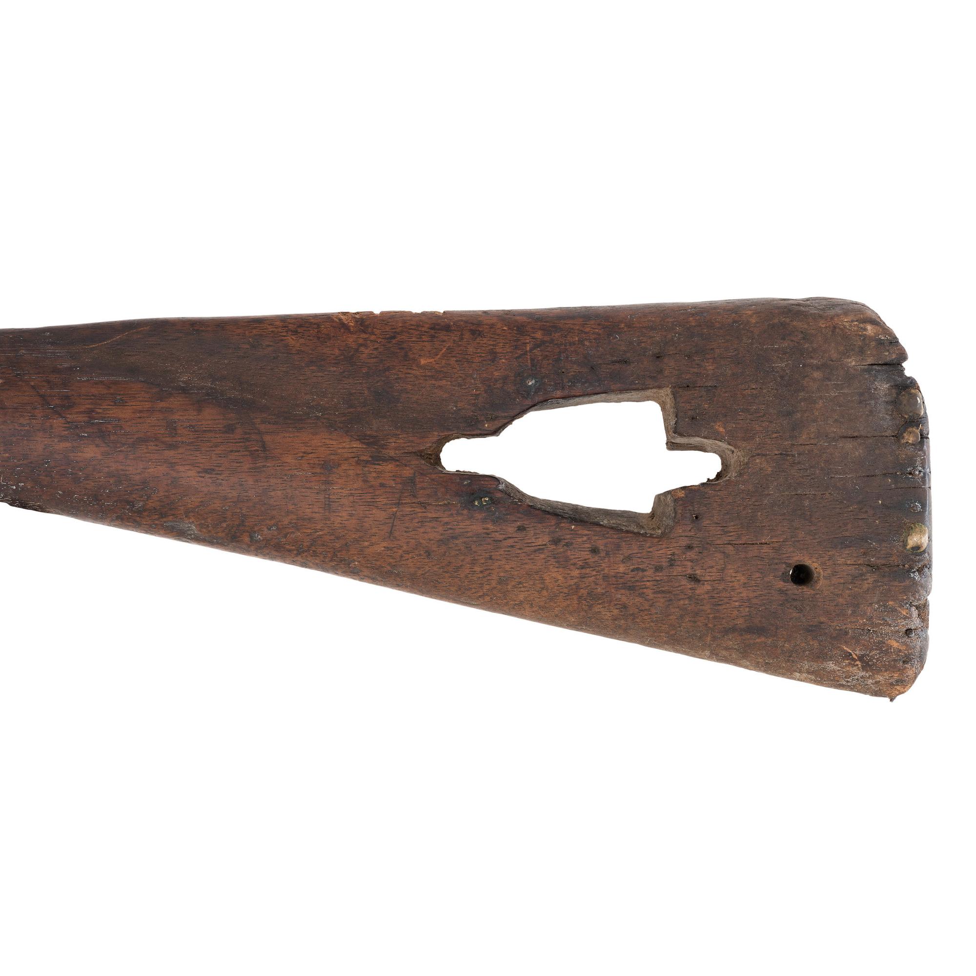 Native Altered Percussion Trade Gun by Isaac Hollis & Sons