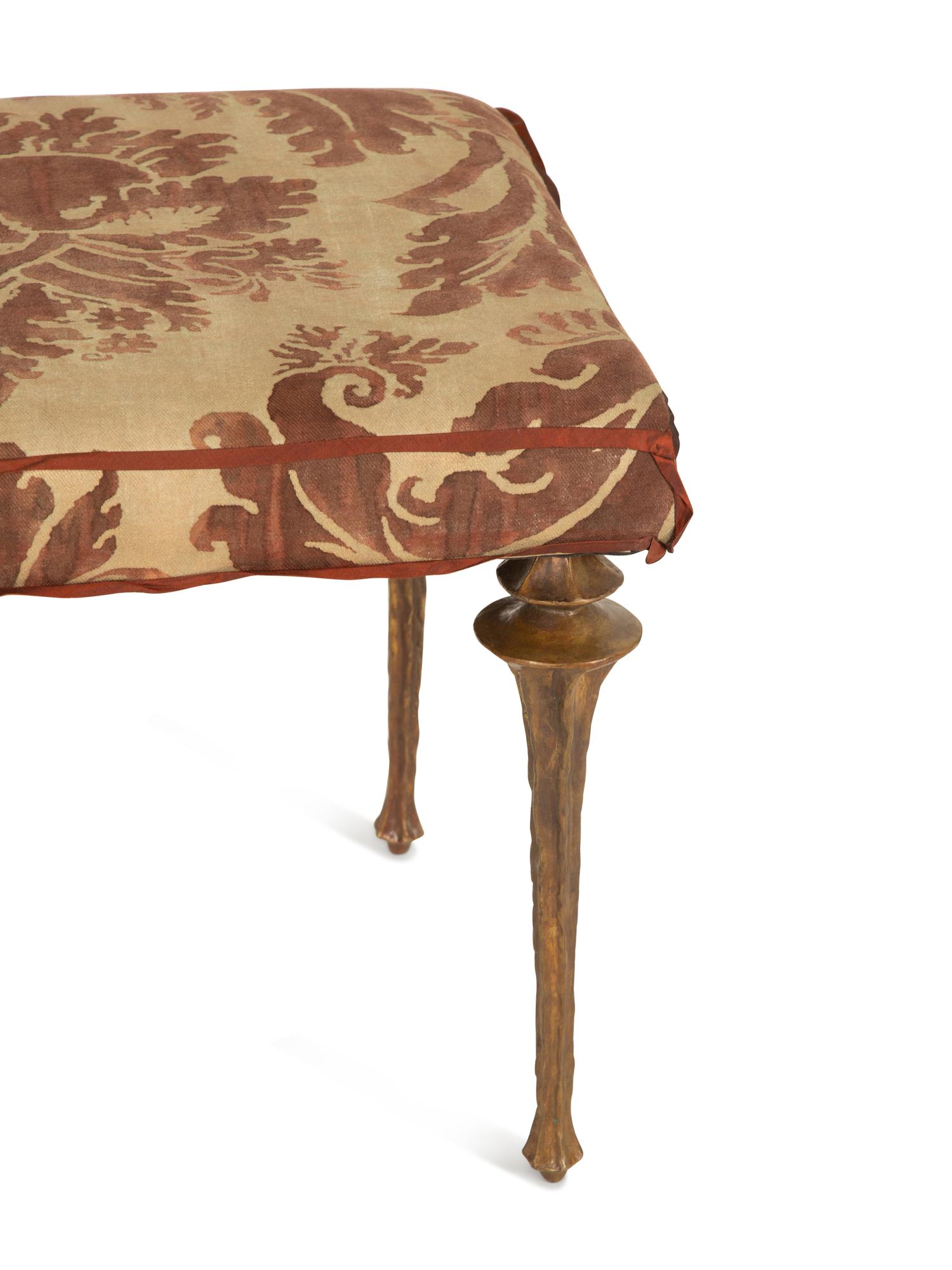 A Pair of Marc Bankowsky Bronze Benches
