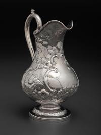 An American Coin Silver Pitcher
