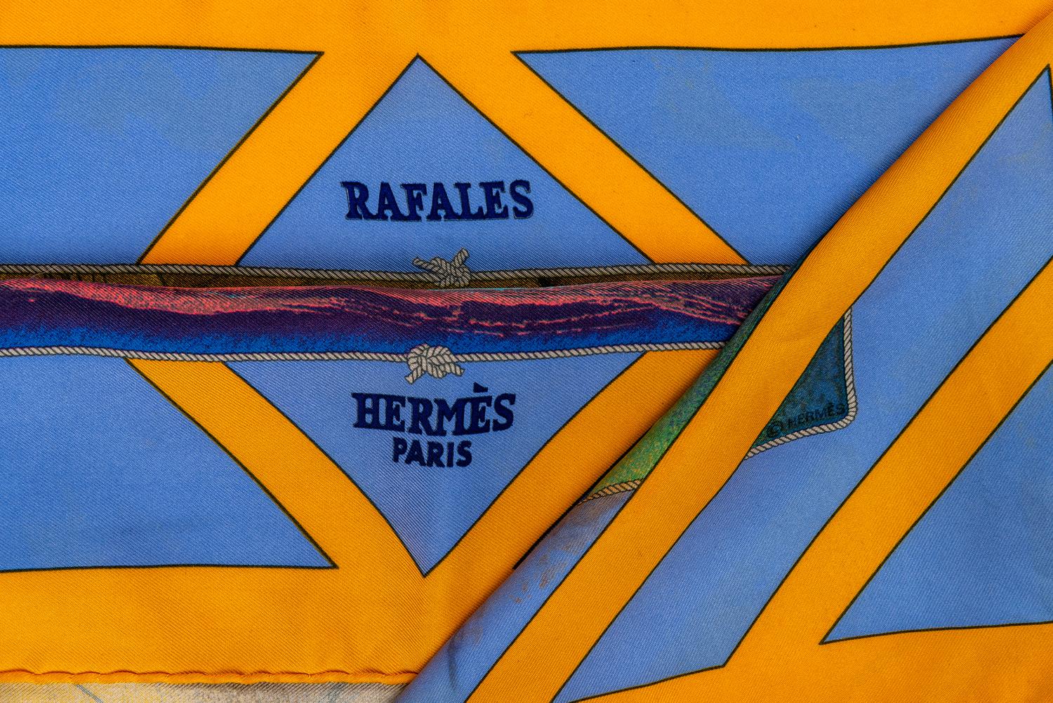 Three Hermès Silk Scarves