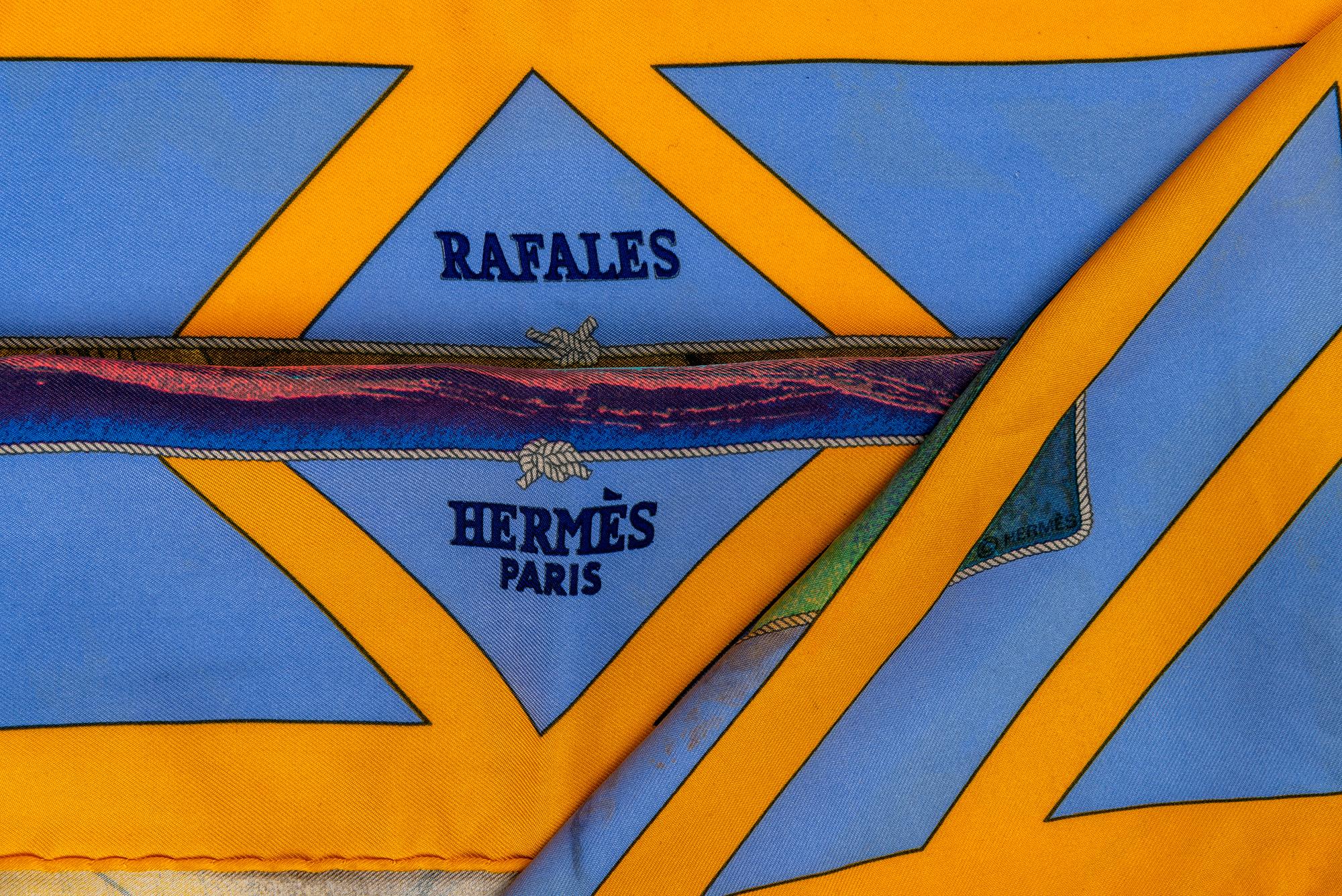 Three Hermès Silk Scarves