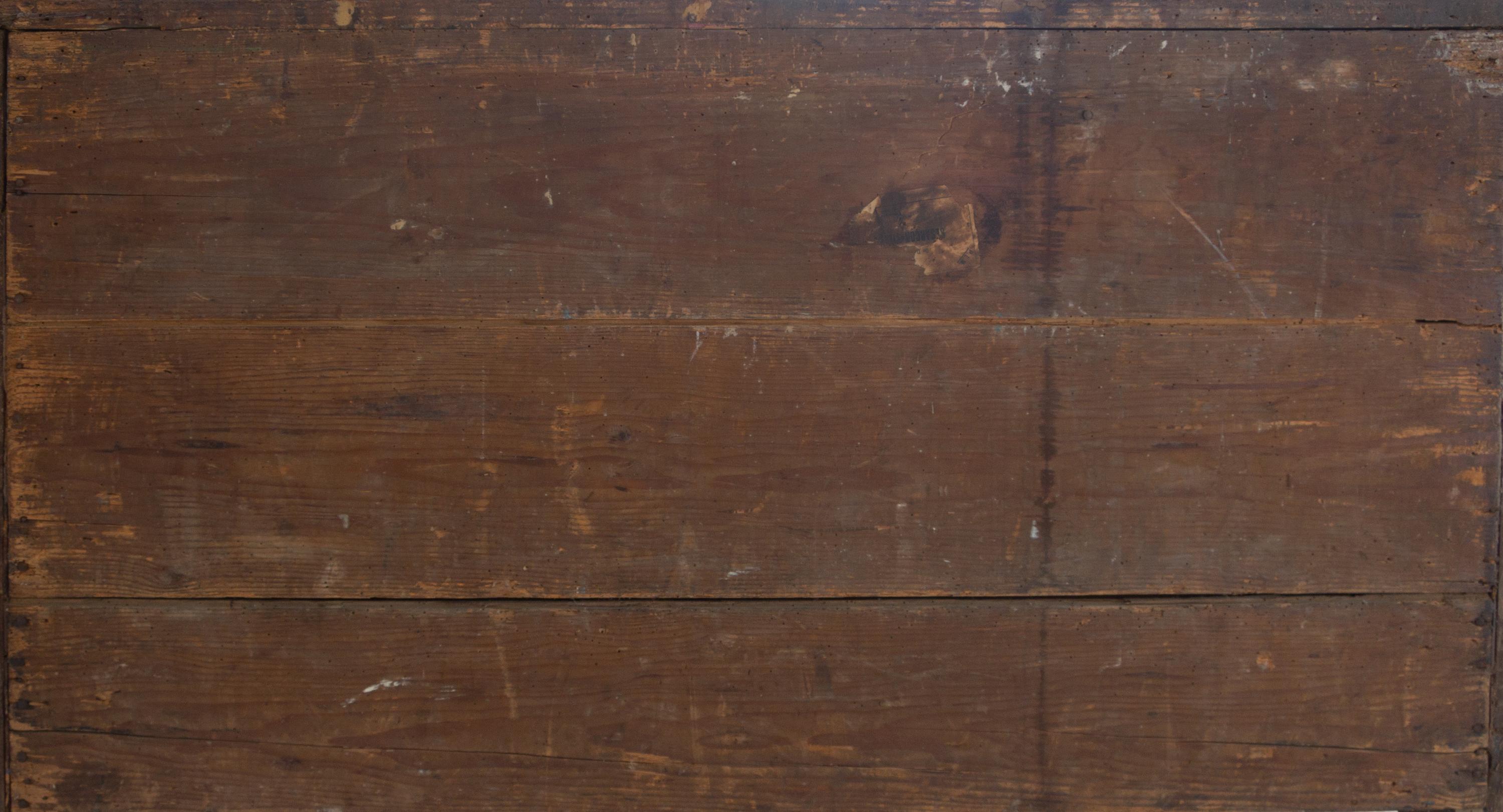 A Continental Burlwood Commode