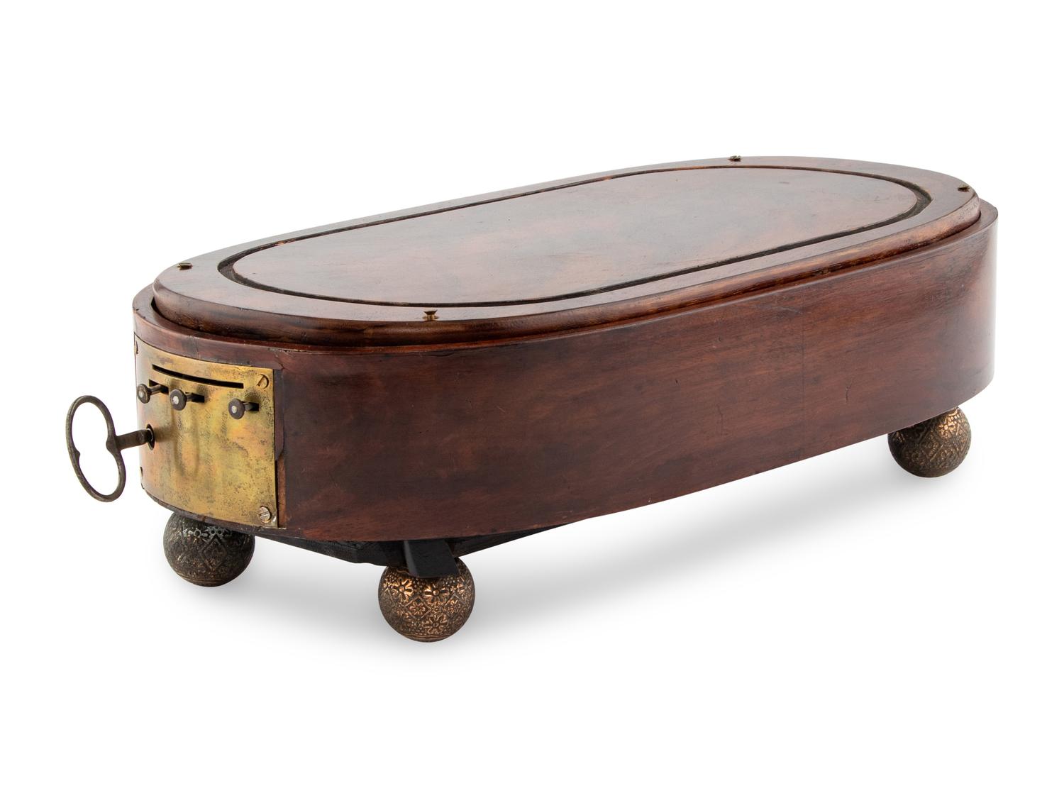 An Early Fusée Musical Clock Base