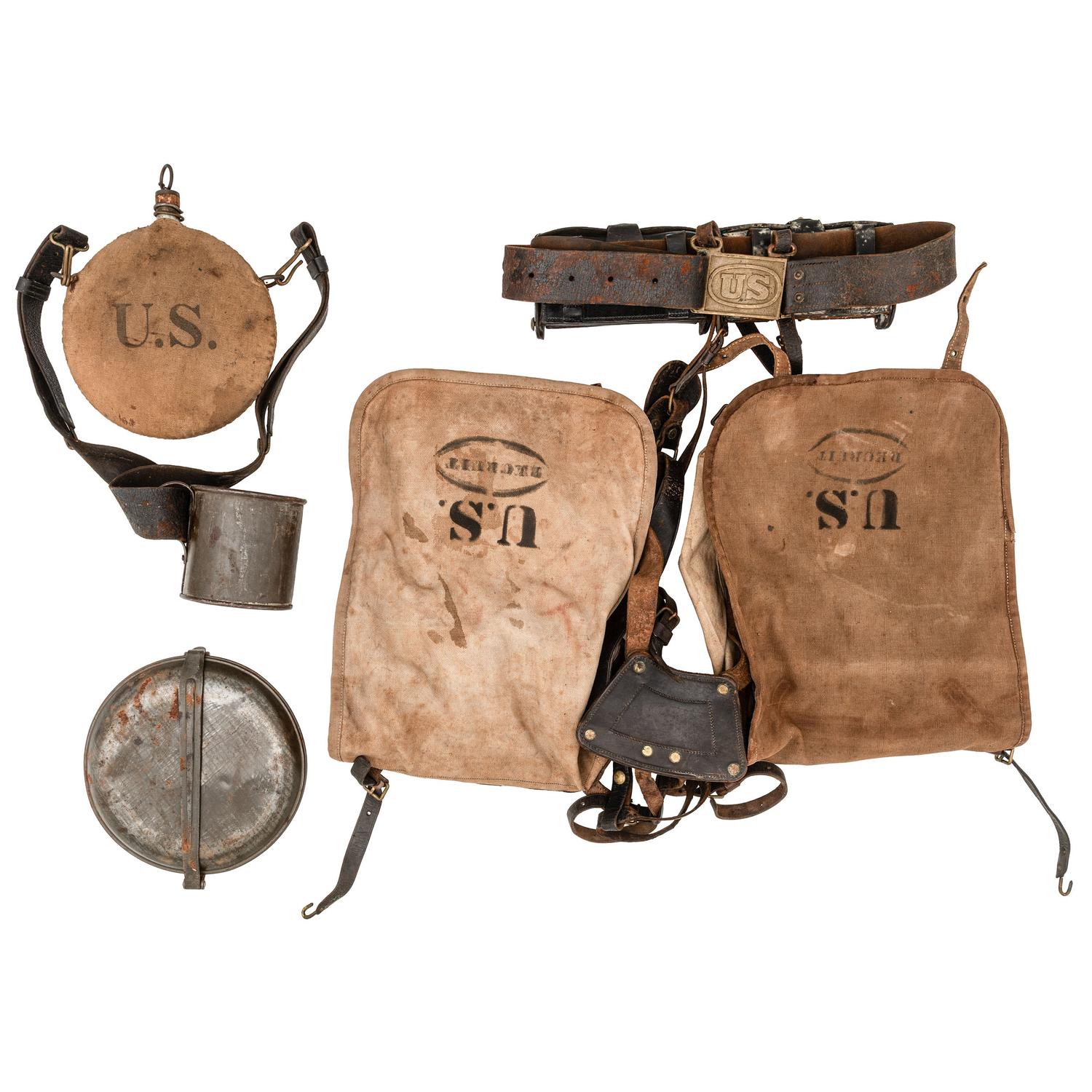 US Model 1874 Palmer Brace System with Indian Wars Era Accoutrements