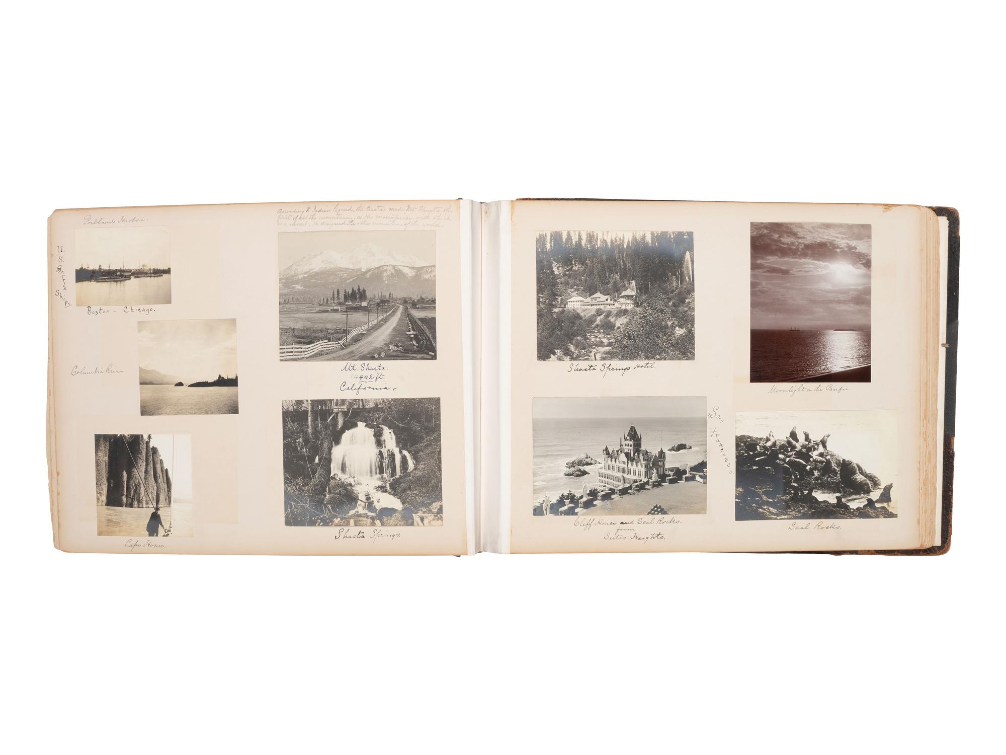 [NATIVE AMERICANS]. JUNKIN, William W. (1831-1903). A Collection of Indian Photographs and Views with Photos of a Few White Employes [ sic ] Together with Some Indian Letters and Paintings. Made by W.W. Junkin, Fairfield, Iowa. 1889-93.