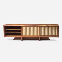 Mira Nakashima (American, b. 1942) Special "Conoid Room Divider" Cabinet, George Nakashima Woodworker, New Hope, Pennsylvania, 2007