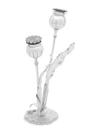 A Buccellati Silver Poppy-Form Double Caster
