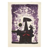 Rufino Tamayo (Mexican, 1899–1991) — Hombre, Luna y Estrellas, 1950