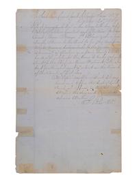 [ENSLAVEMENT]. Manuscript manumission of 4 enslaved women by Francis P. BLAIR. St. Louis, MO, 1859.