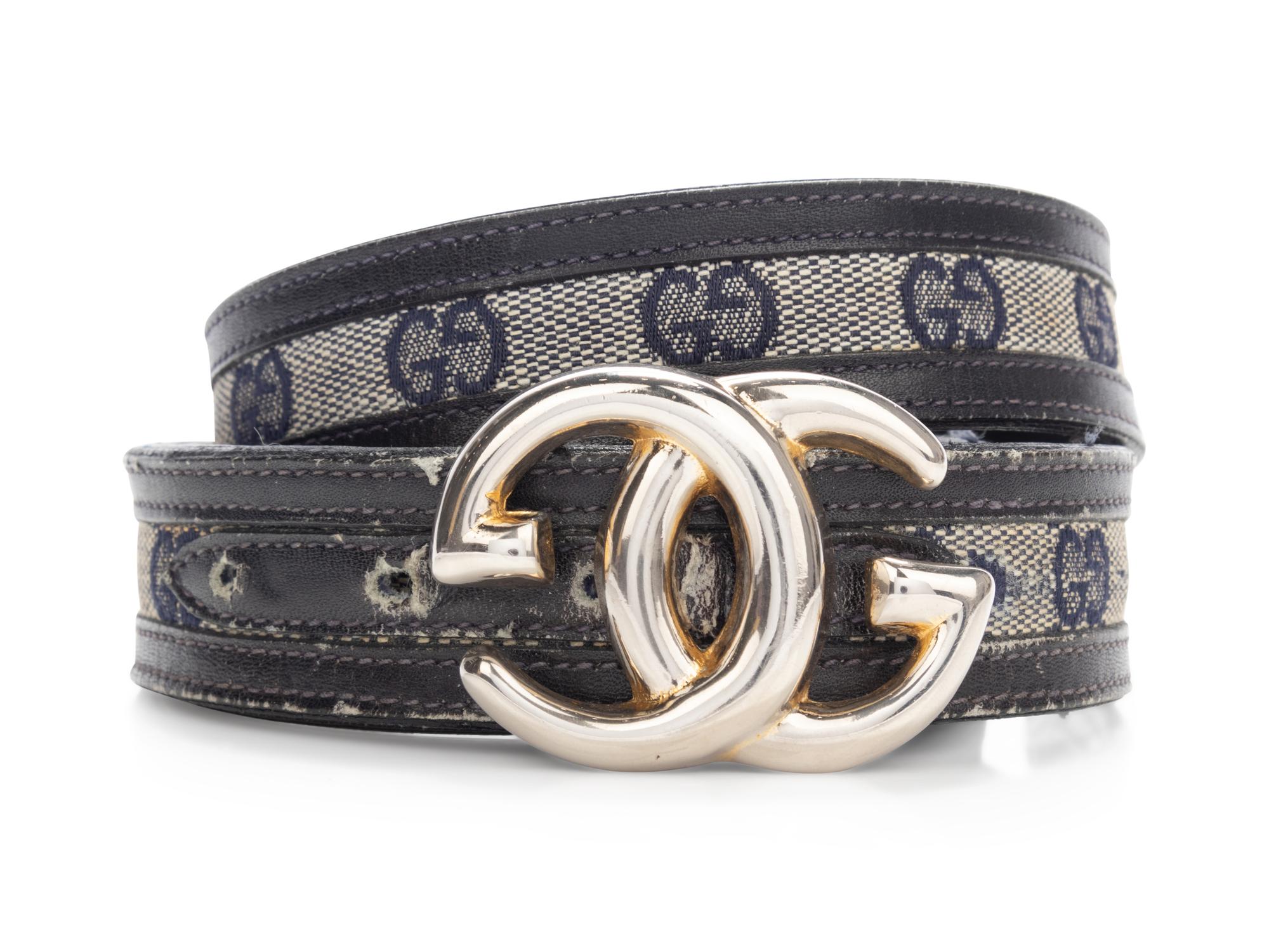 Three Gucci Belts, 1980-90s