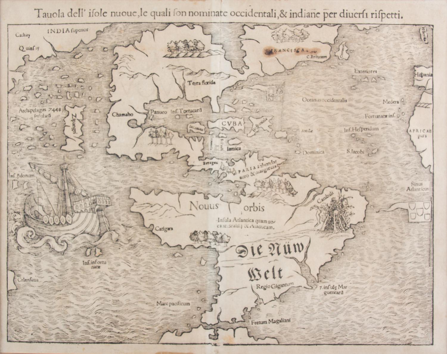 A Map of the New Western and Indian Islands Image: 11 3/8 x 14 1/8 inches.