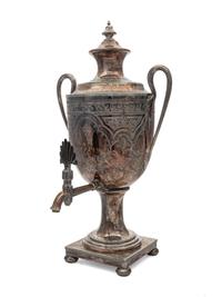 An English Silver-Plate Coffee Urn