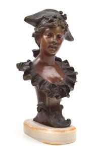 After Sylvain Kinsburger, 19TH CENTURY, Bust of a Woman