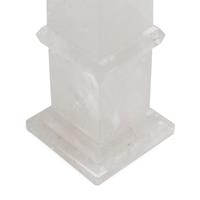 A Pair of Large Rock Crystal Obelisks