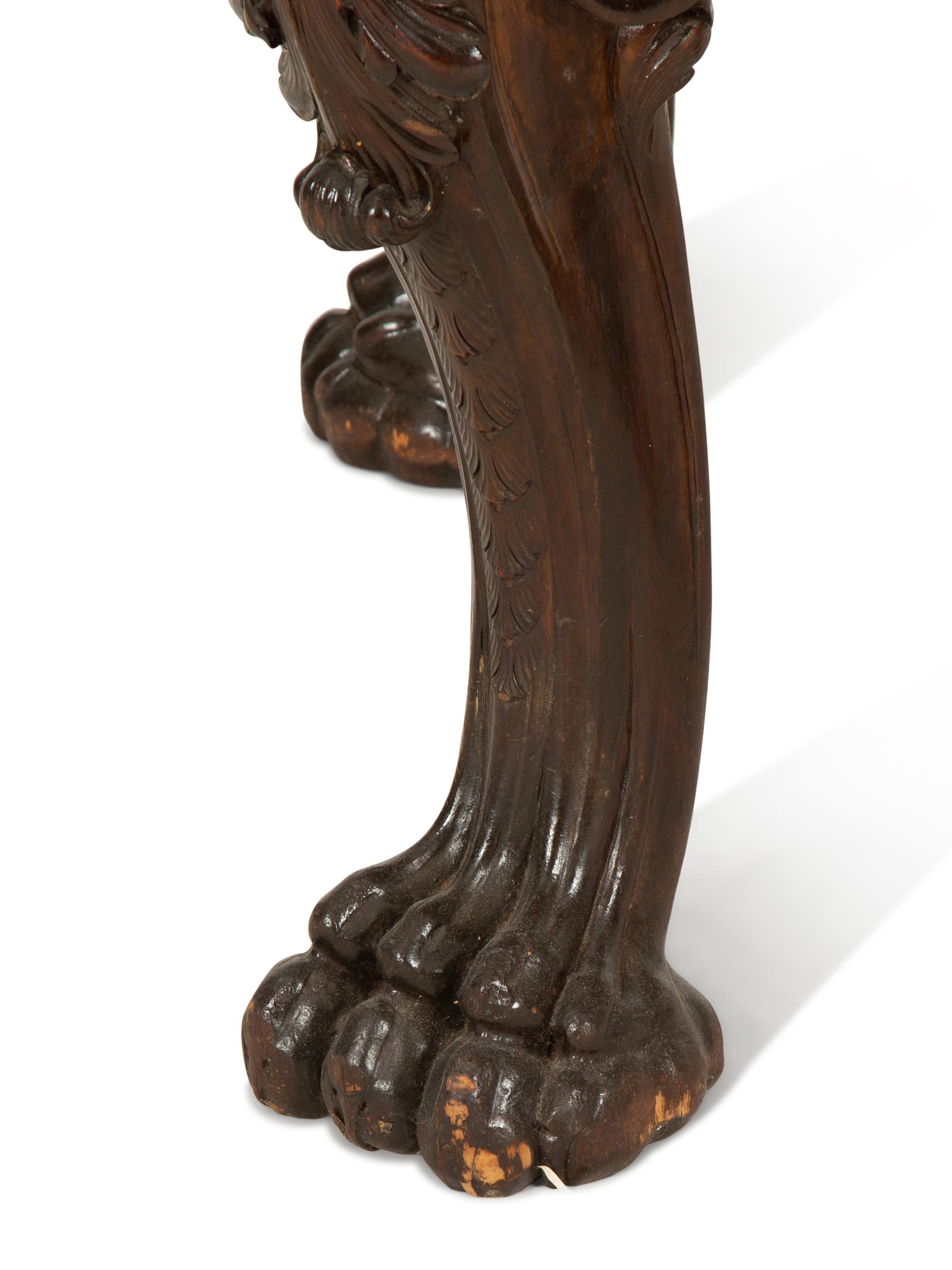 An Austro-Hungarian Renaissance Revival Carved Oak Center Table