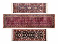 Three Persian Wool Runners