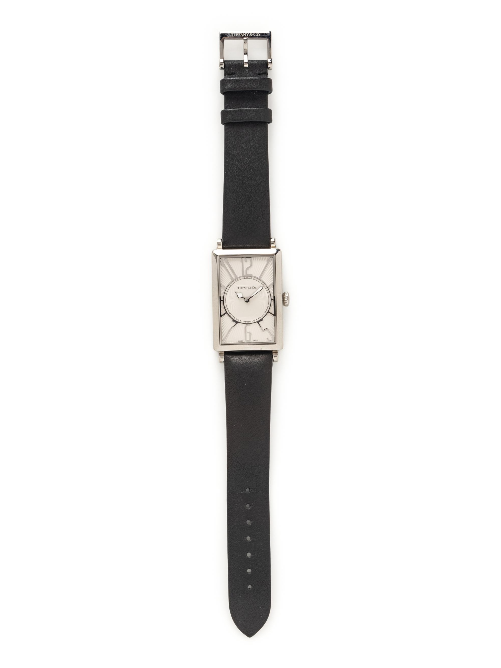 TIFFANY & CO., STAINLESS STEEL 'TIFFANY GALLERY' WATCH