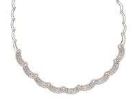 WHITE GOLD AND DIAMOND NECKLACE