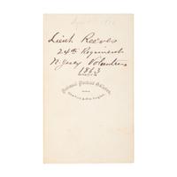Model 1850 Foot Officers Sword Inscribed to Lt. James Reeves 24th NJ - Wounded at Fredericksburg & Chancellorsville with CDV