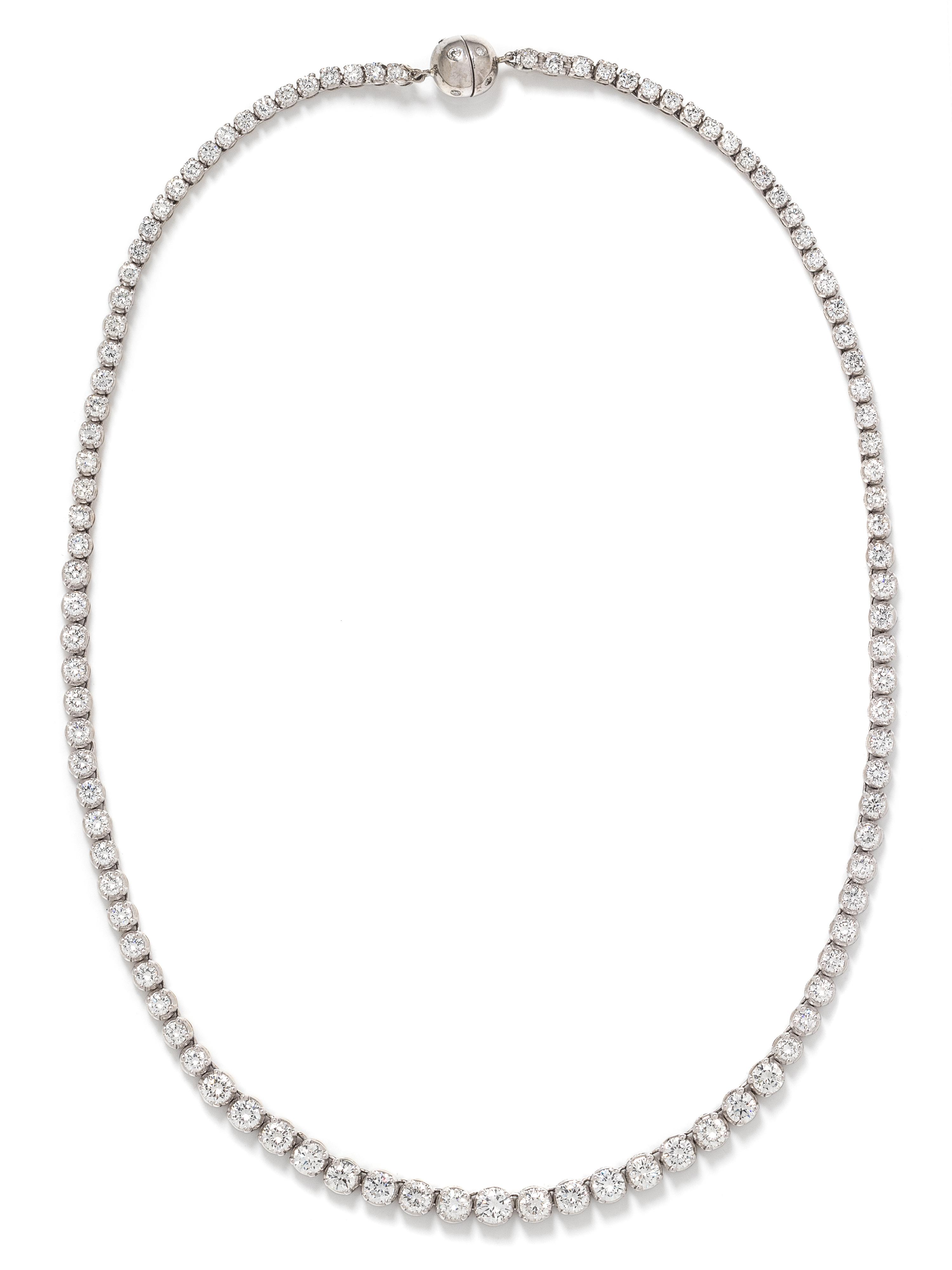 DIAMOND RIVIÈRE NECKLACE