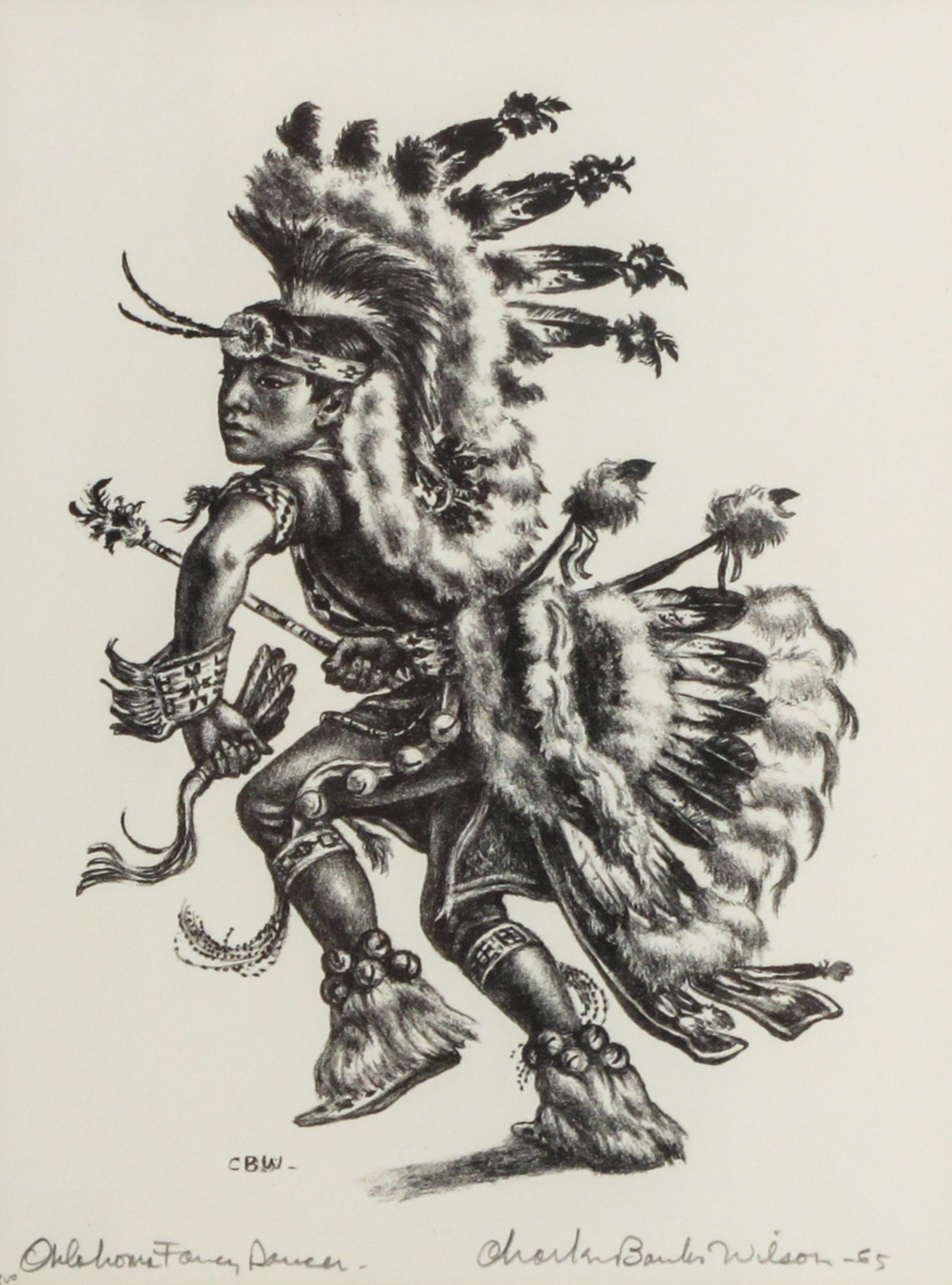 Charles Banks Wilson, (American, 1918-2013), Buckskin Dancer and Oklahoma Fancy Dancer