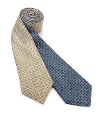 A Pair of Hermès Silk Ties,