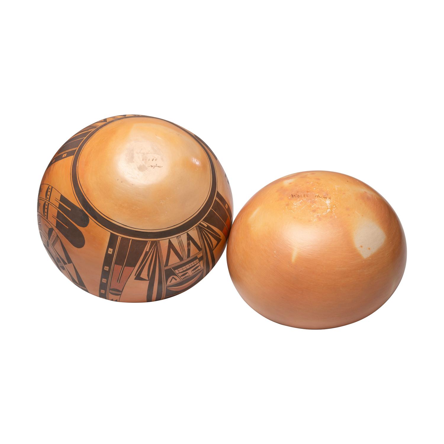 Large Hopi Pottery Bowl and Jar