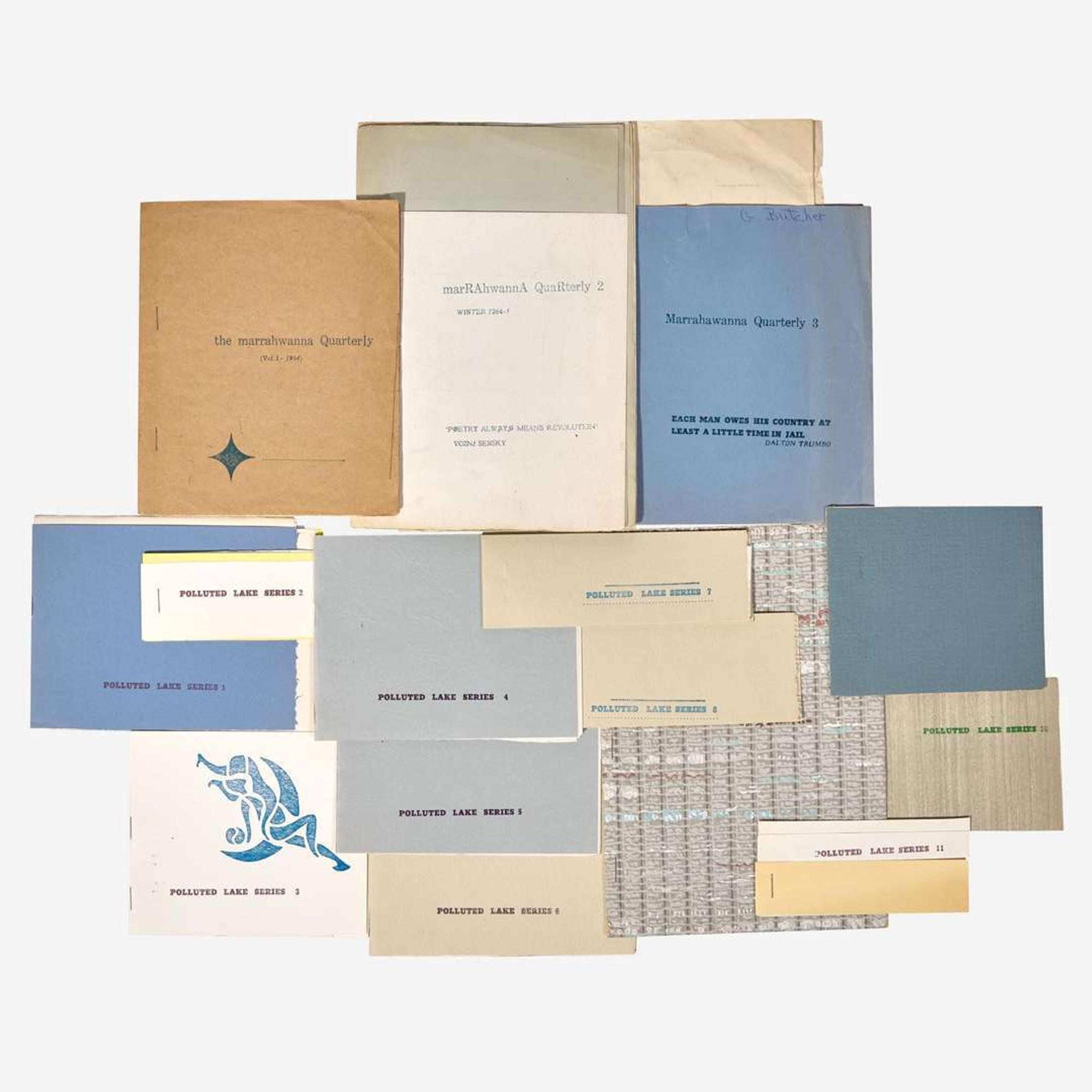 [Counter-Culture] (levy, d.a., et al.) Polluted Lake Series, and The Marrahawanna Quarterly