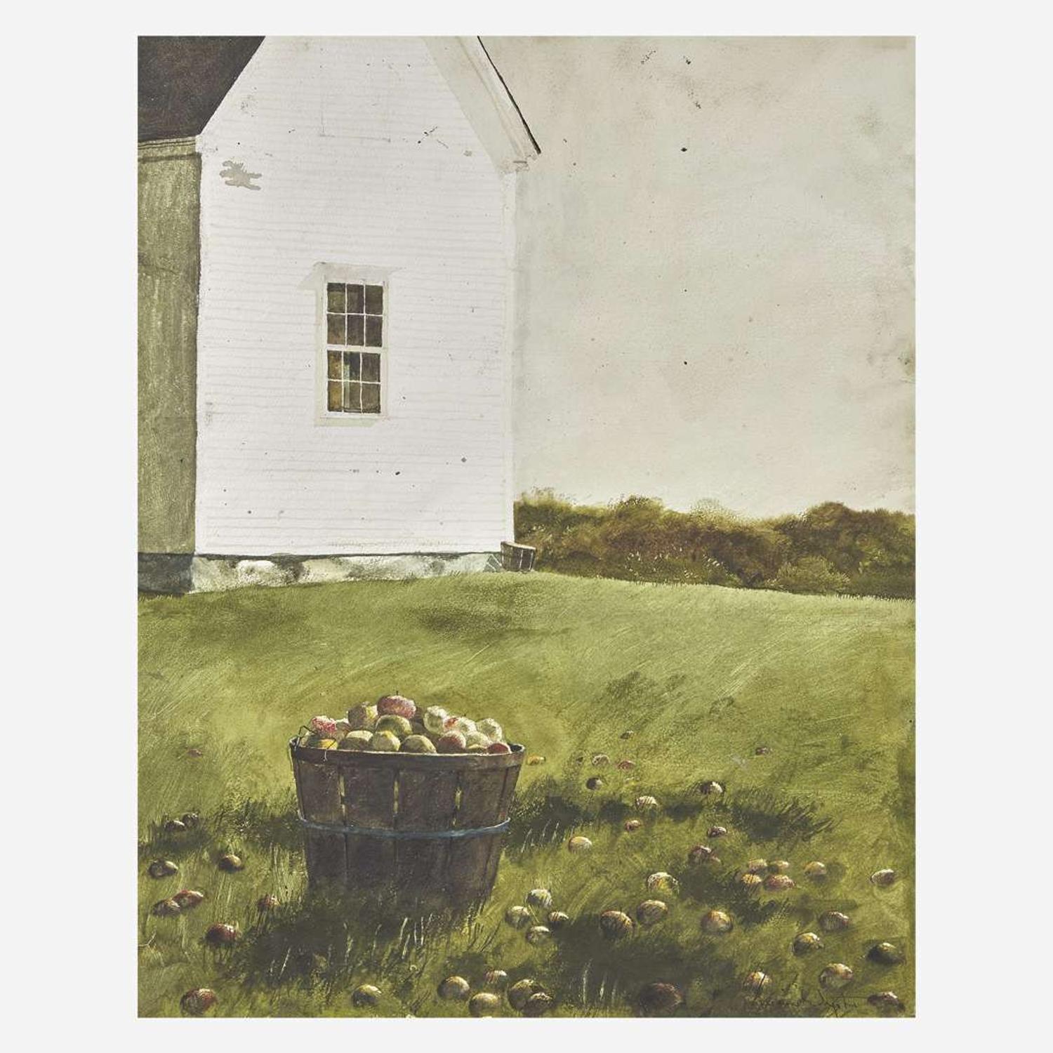 Jamie Wyeth (American, B. 1946) Apple Basket