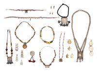 A Collection of Necklaces and Amulets