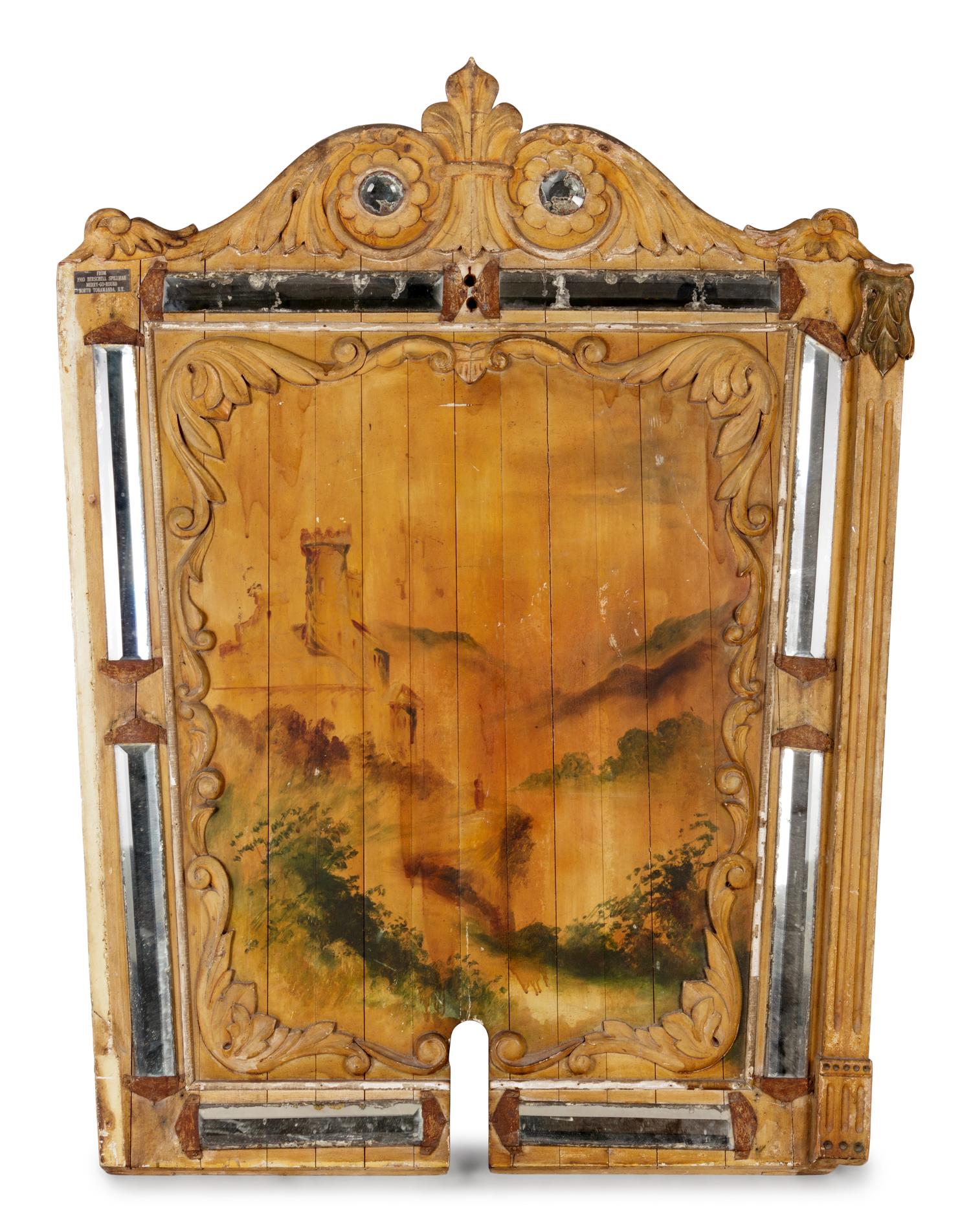 A Hershel Spillman Painted Merry-Go-Round Panel, 1910