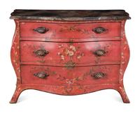 An Italian Painted Chest of Drawers